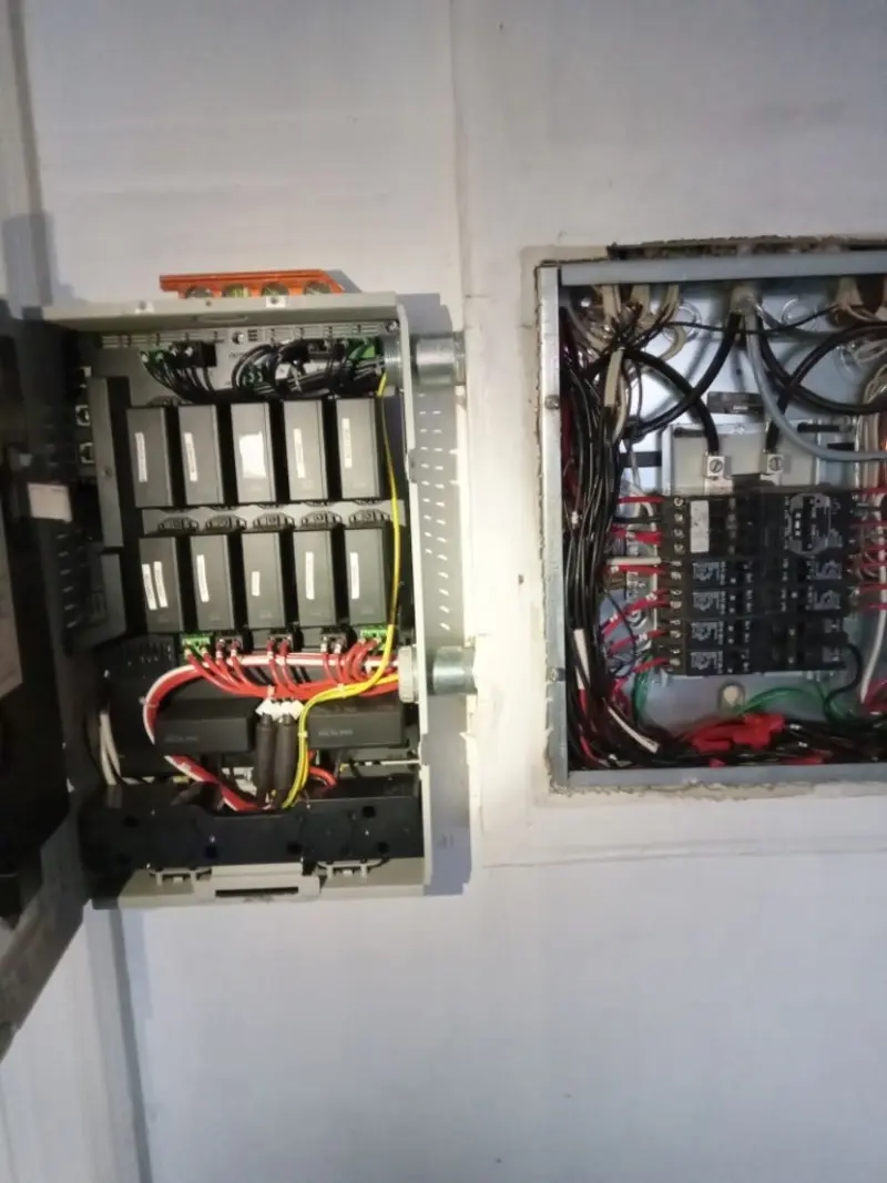 Electrical panel upgrade completed for Indoor Lighting Installation in Oroville
